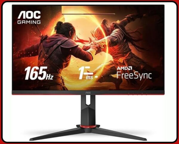 Monitor Gamer AOC Hero 27" 165Hz 1ms Ajuste de Altura 27G2S/BK - Image 2
