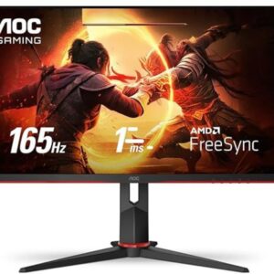 Monitor Gamer AOC Hero 27" 165Hz 1ms Ajuste de Altura 27G2S/BK